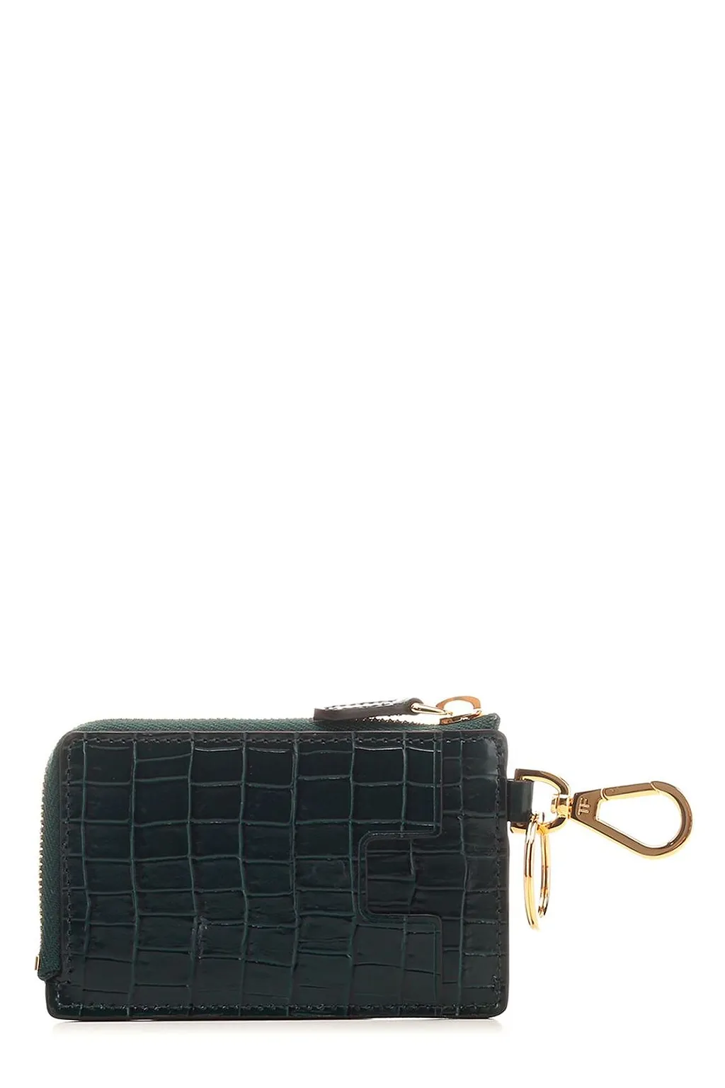 Tom Ford Embossed Zip-Up Wallet
