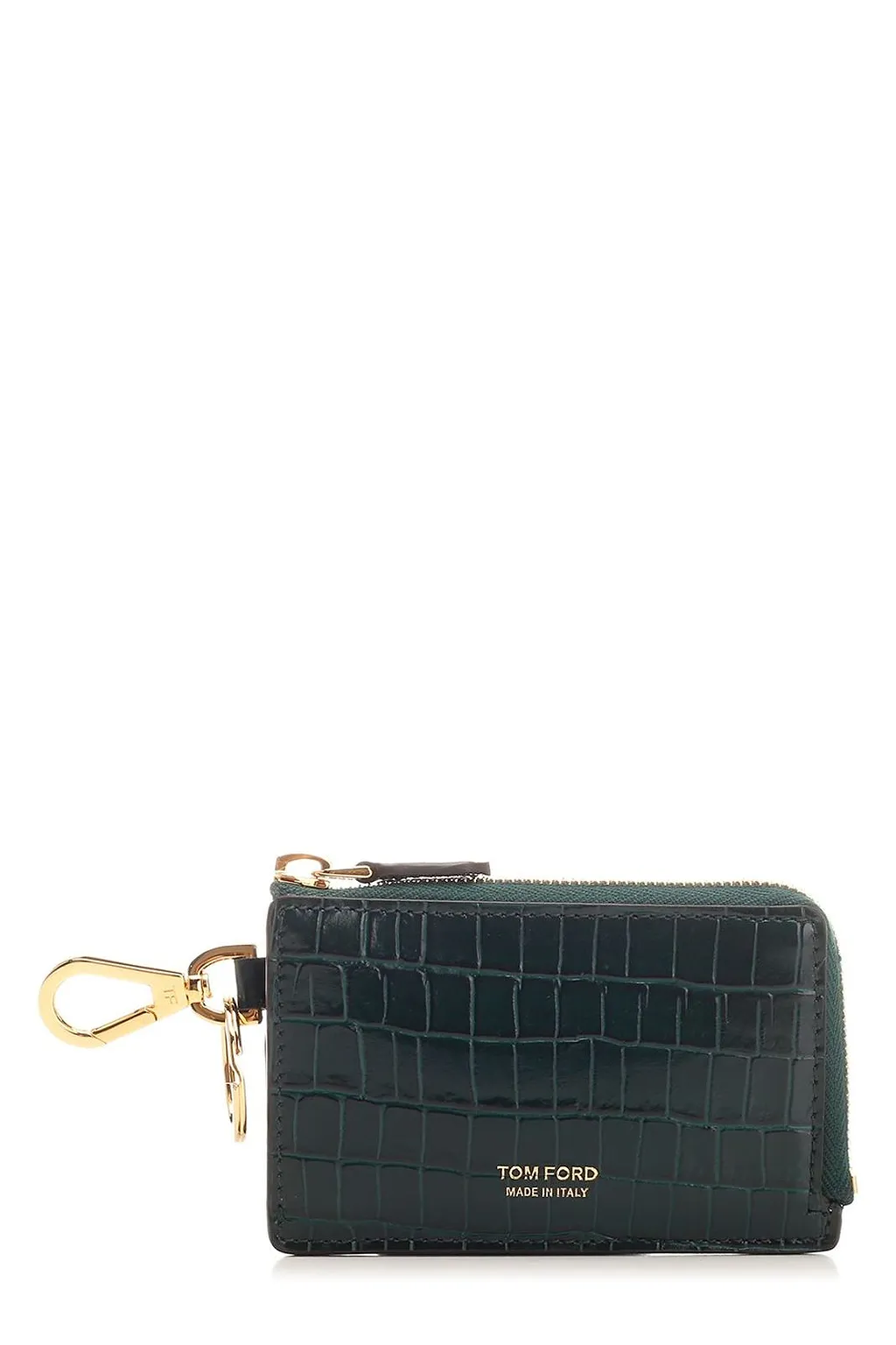 Tom Ford Embossed Zip-Up Wallet