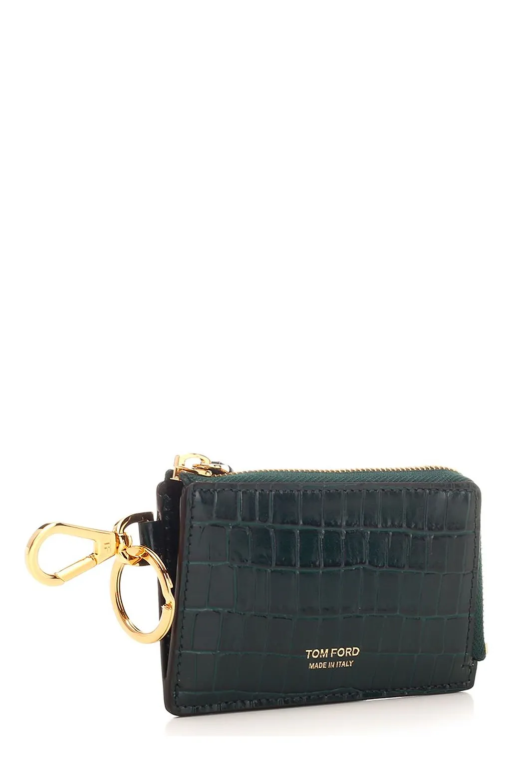 Tom Ford Embossed Zip-Up Wallet