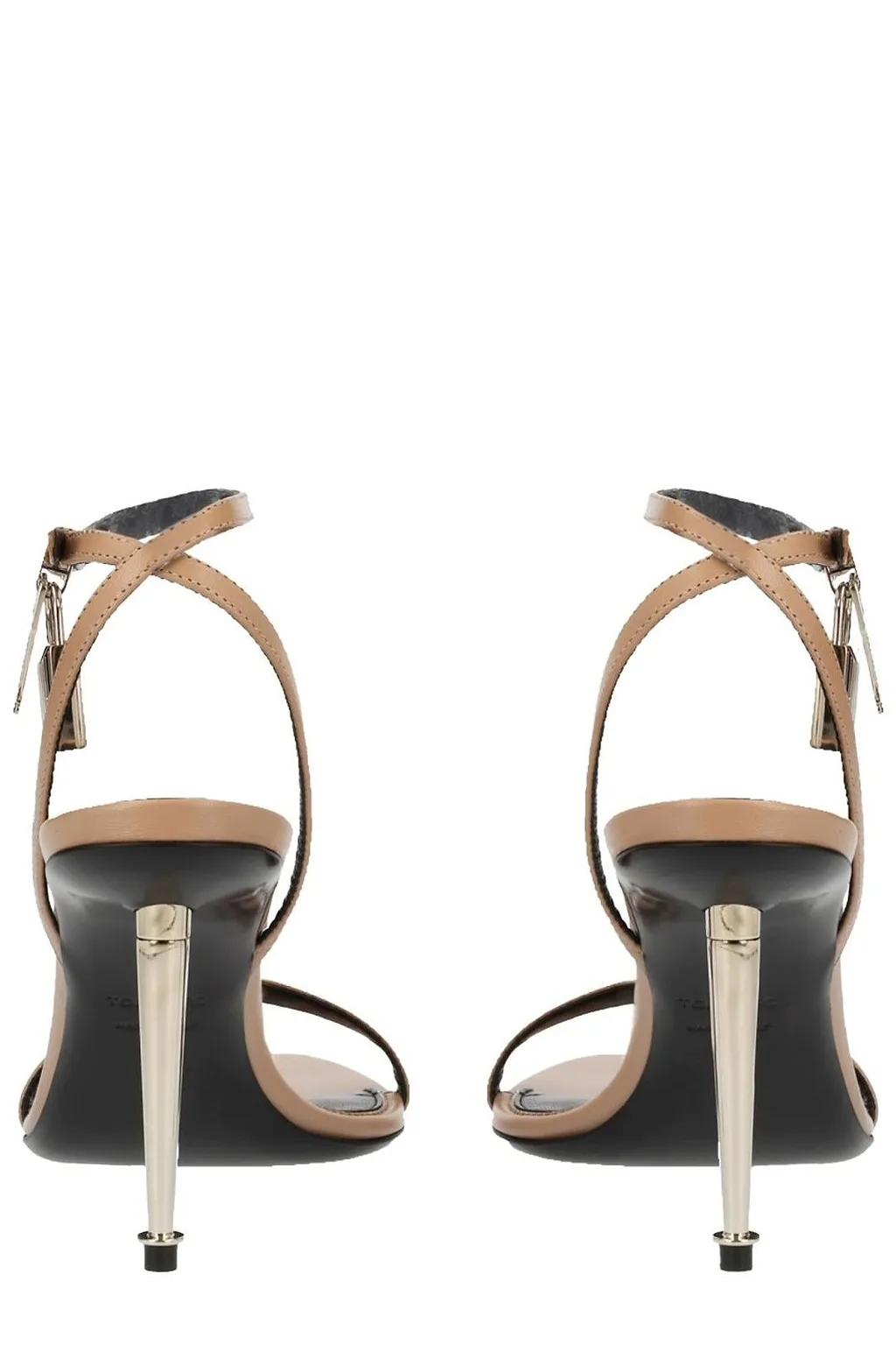 Tom Ford Lock Ankle Strap Heeled Sandals