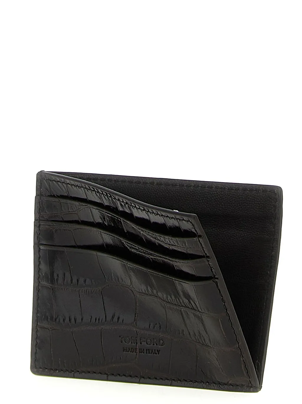 Tom Ford Logo Debossed Embossed Card Holder