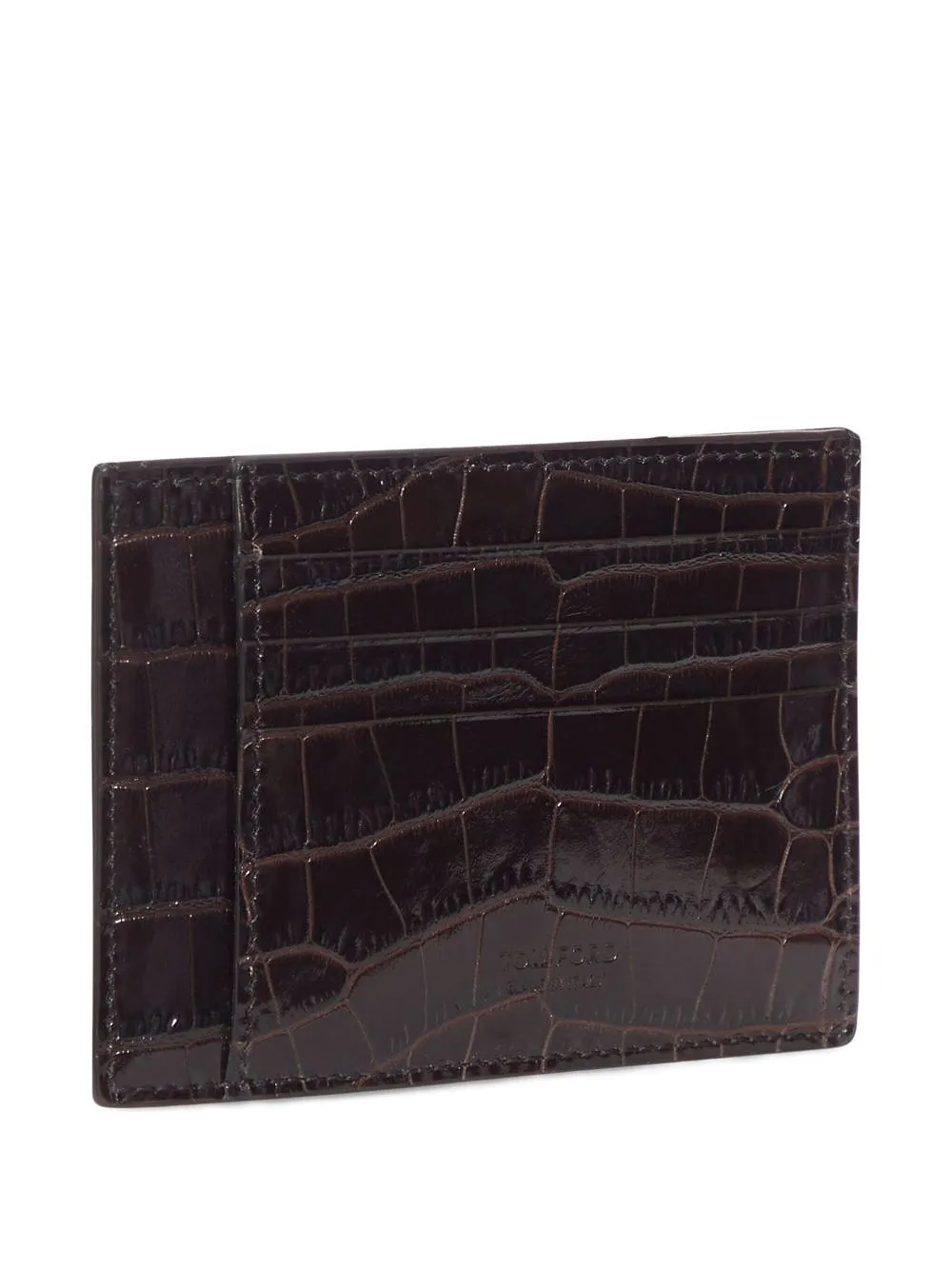 Tom Ford Logo Debossed Embossed Card Holder