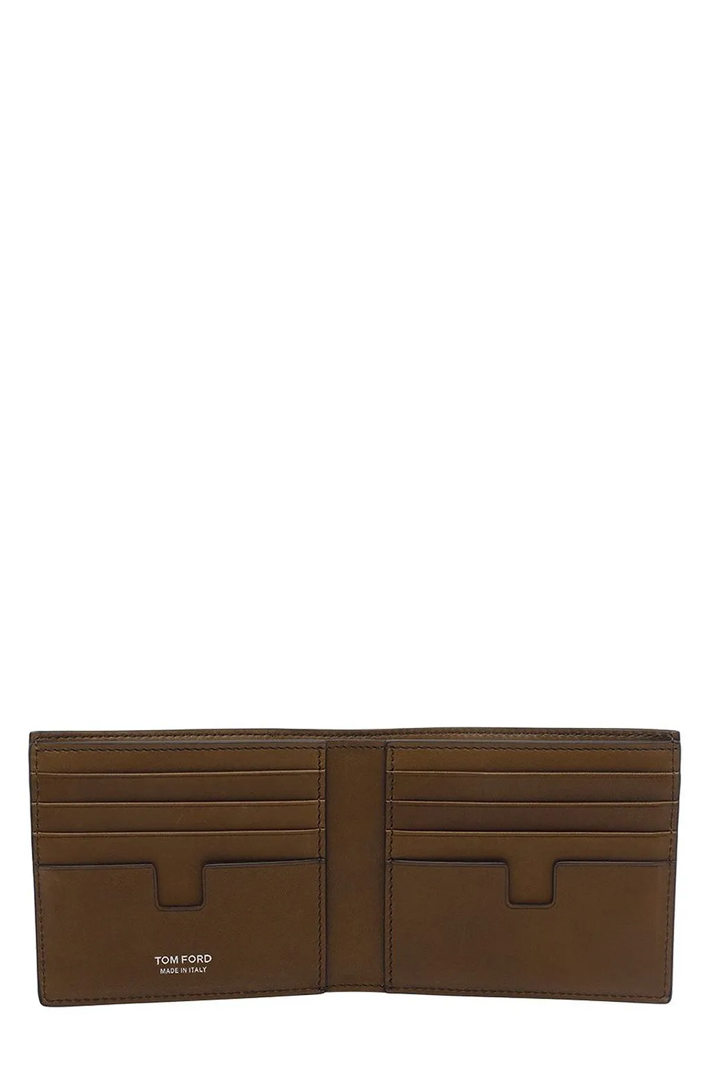 Tom Ford Logo Embossed Bi-Fold Wallet