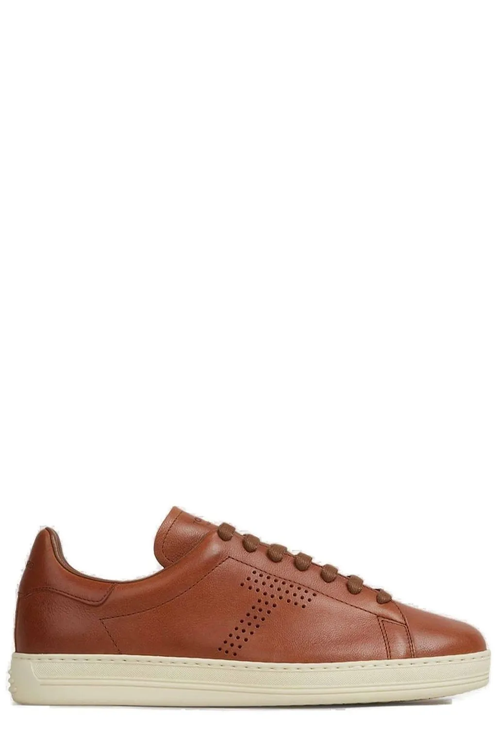 Tom Ford Logo Embossed Lace-Up Sneakers