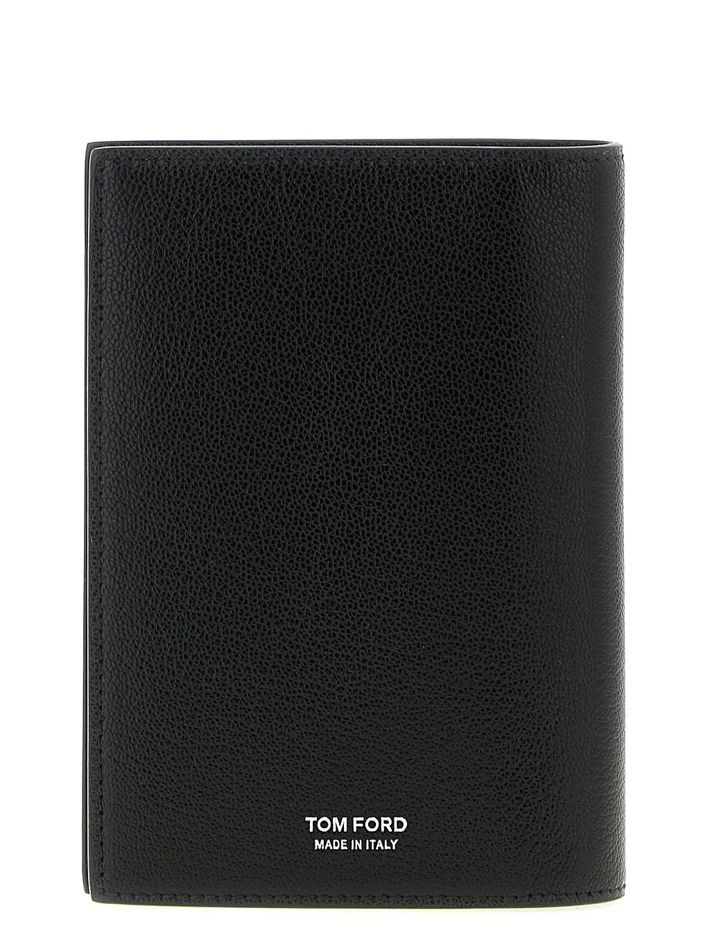 Tom Ford Logo Printed Bi-Fold Passport Holder