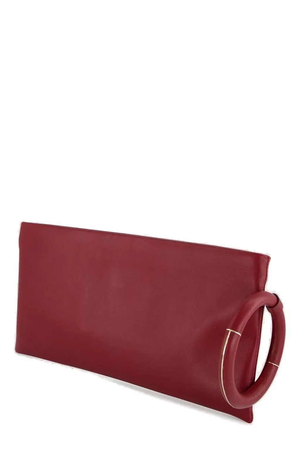 Tom Ford Logo Printed Zipped Clutch Bag