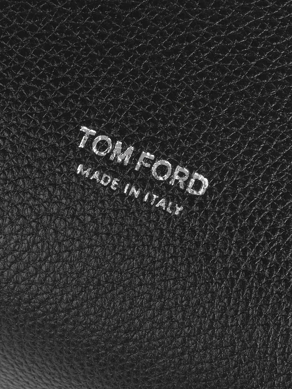 Tom Ford Logo Printed Zipped Wash Bag