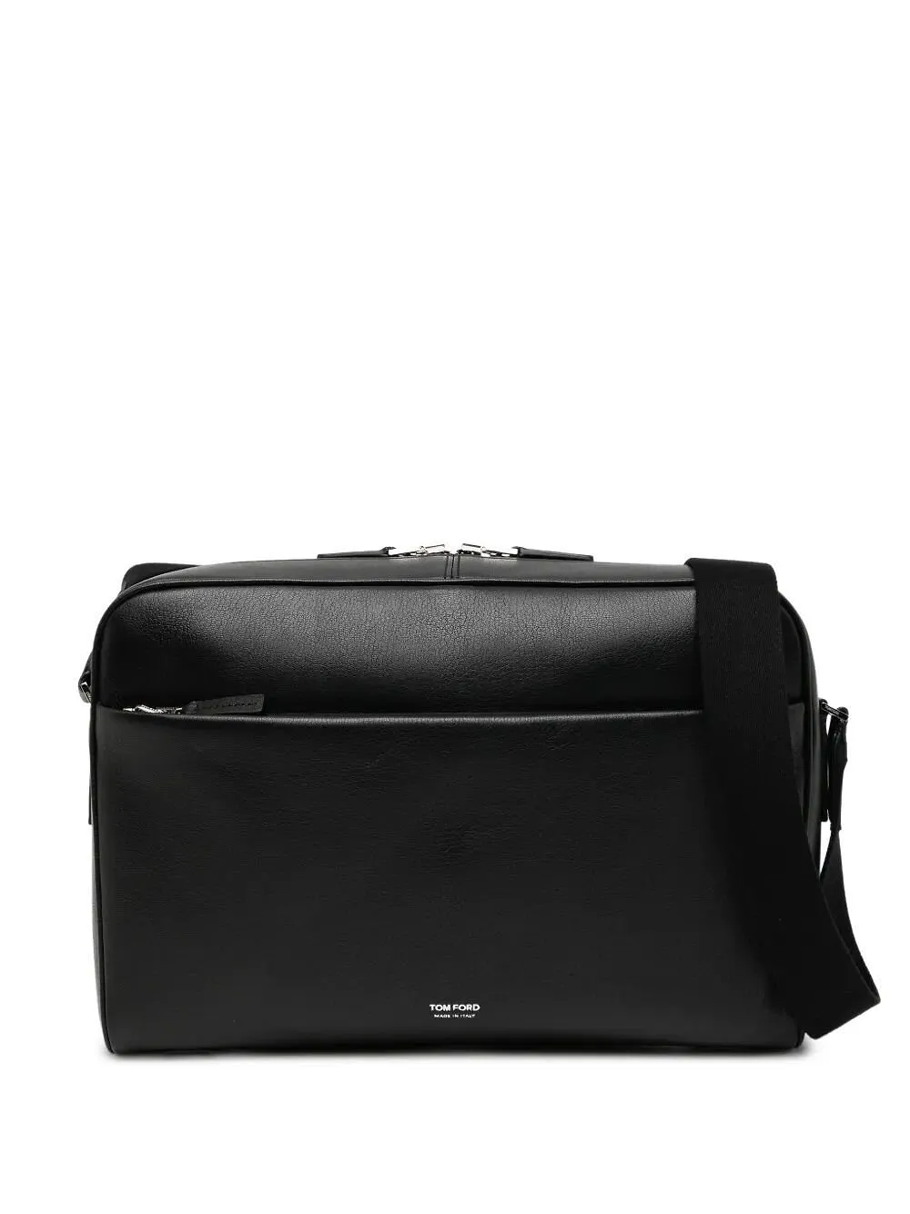 Tom Ford Logo-Printeded Zipped Shoulder Bag