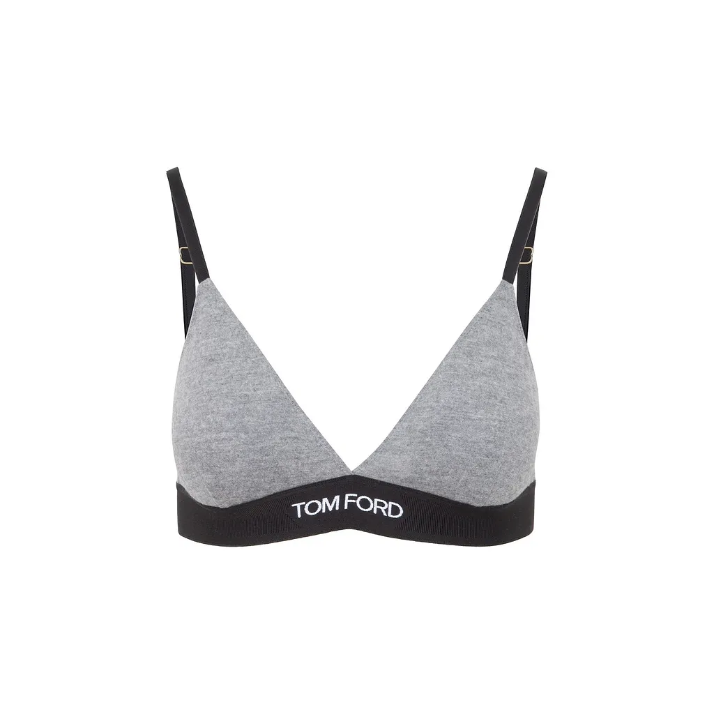 Tom Ford Logo-Underband Triangle Bra