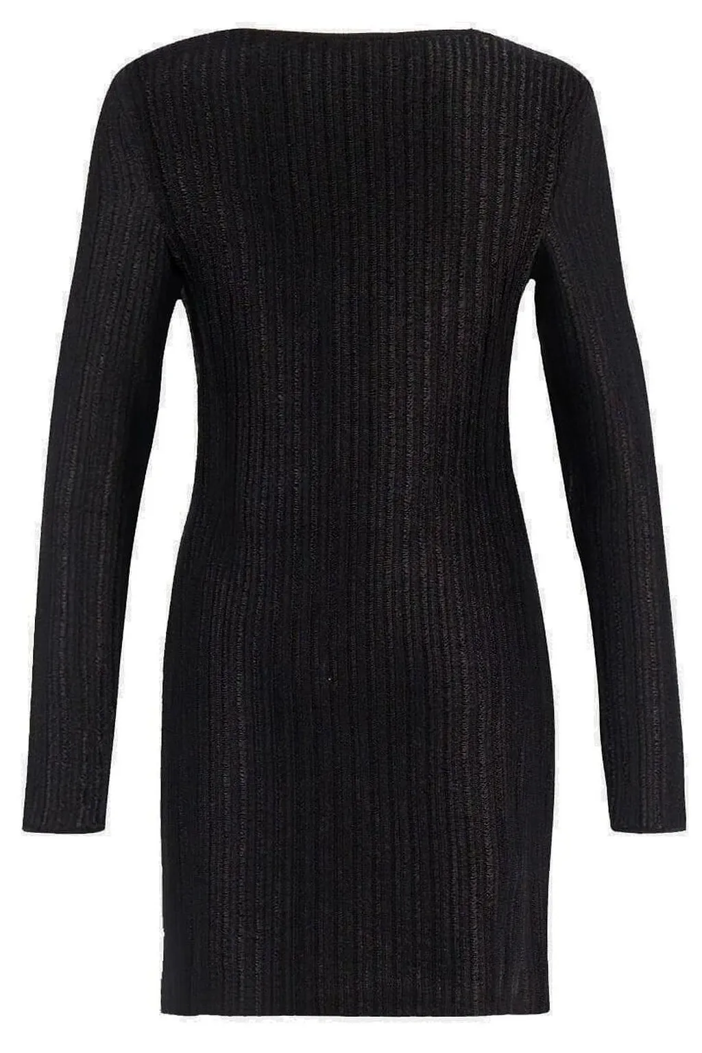 Tom Ford Long-Sleeved Heart-Neck Mini Dress