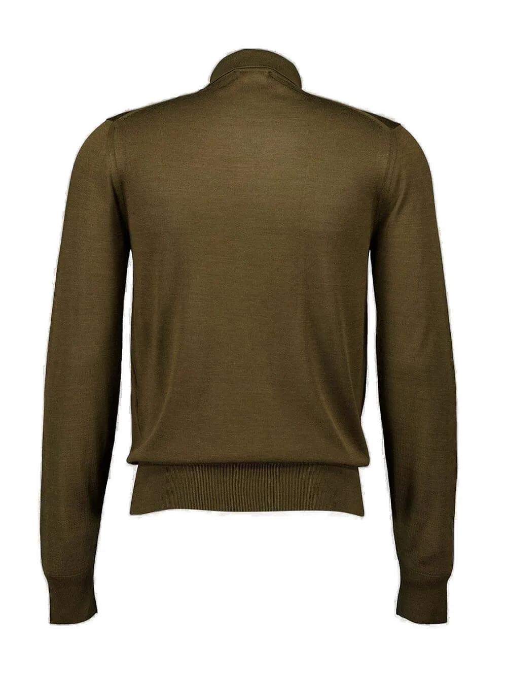 Tom Ford Long Sleeved Pocket Detailed Polo Shirt