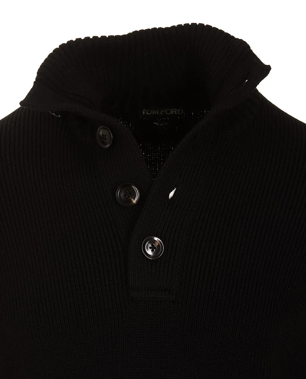 Tom Ford Long Sleeved Quarter-Button Jumper