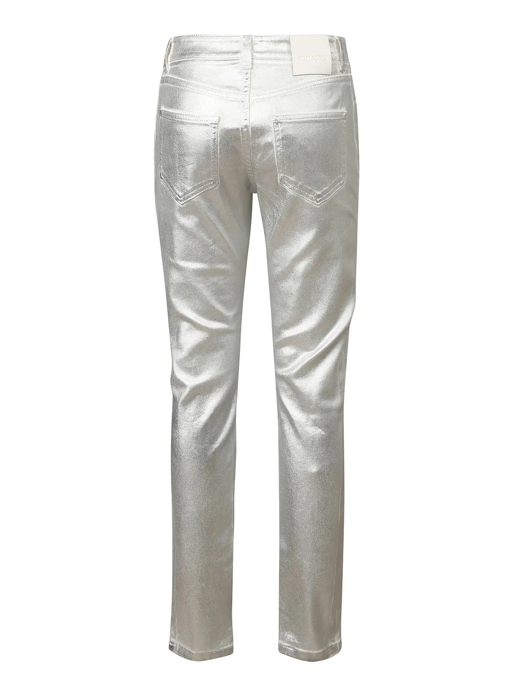 Tom Ford Metallic Effect Skinny Jeans