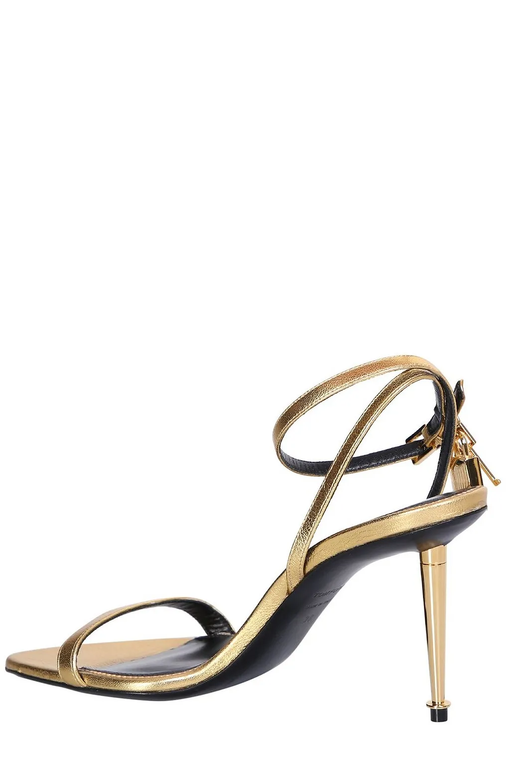 Tom Ford Padlock High Stiletto Heeled Sandals