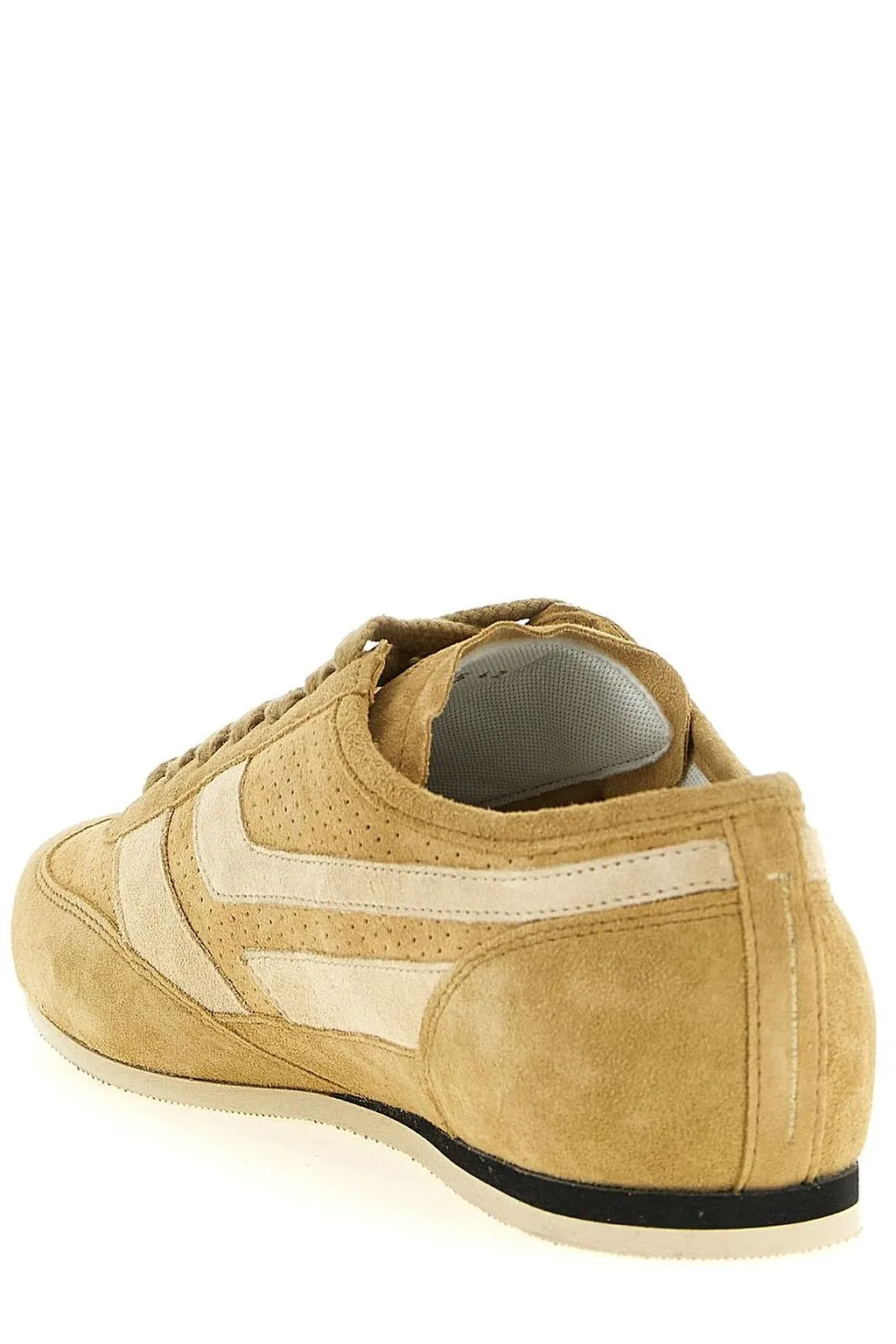 Tom Ford Perforated Stripe Low-Top Sneakers