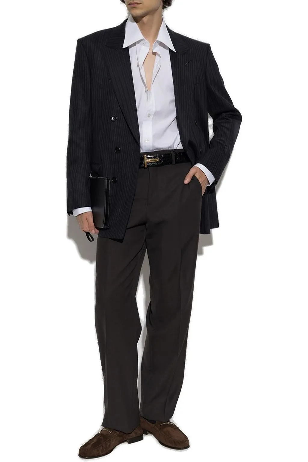 Tom Ford Pinstriped Double-Breasted Blazer