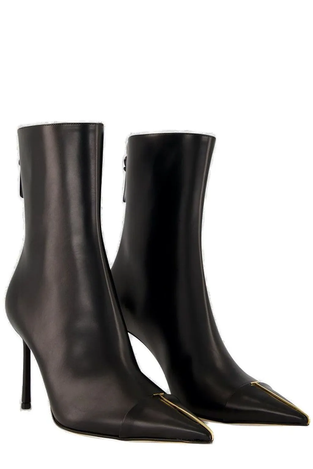 Tom Ford Polished Pointed-Toe Ankle Boots