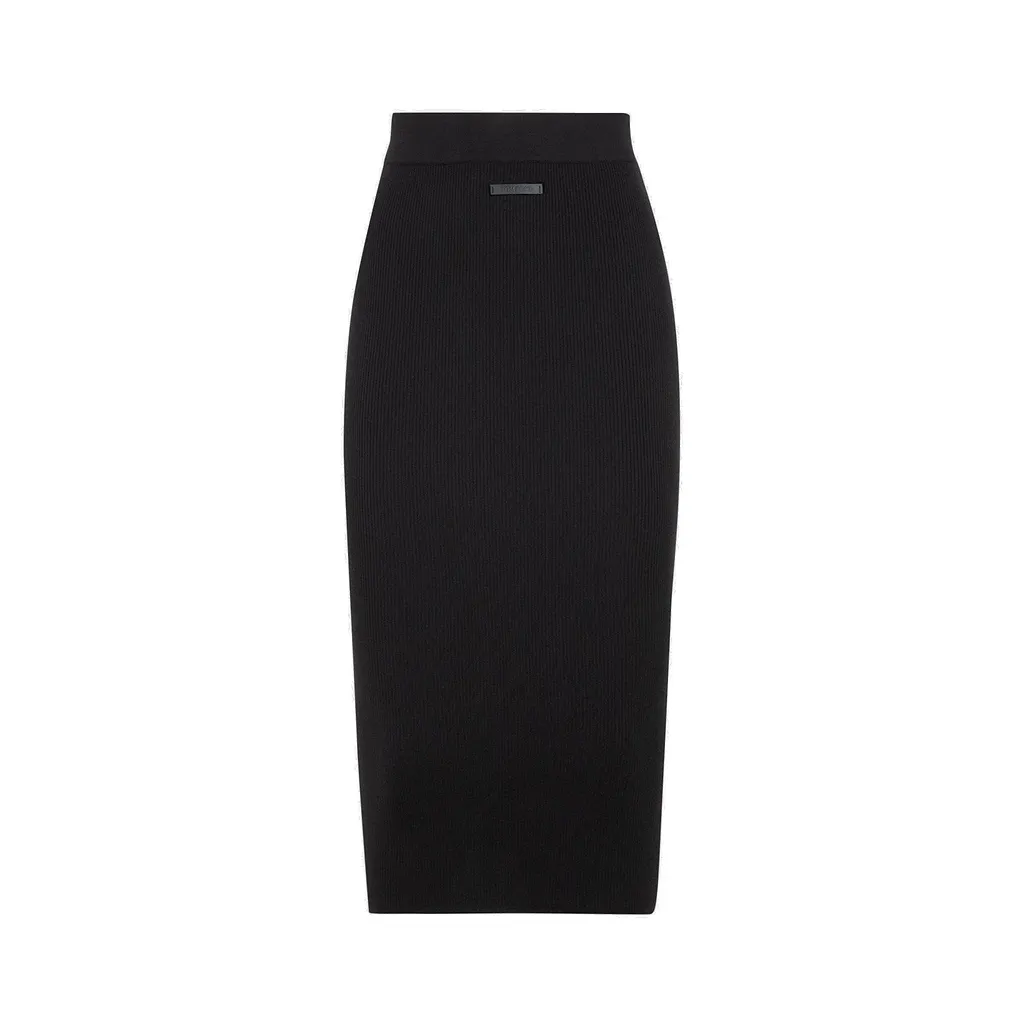 Tom Ford Ribbed-Knit Wrap Skirt