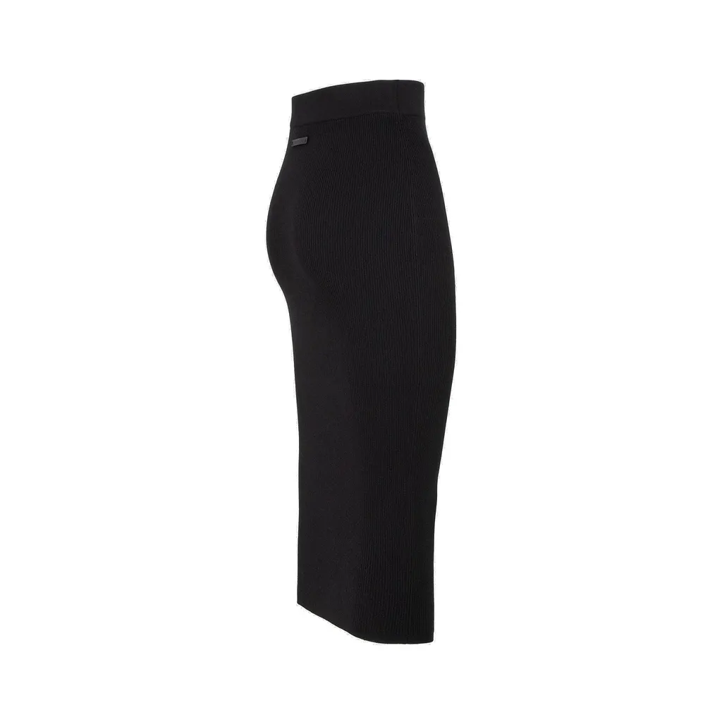 Tom Ford Ribbed-Knit Wrap Skirt