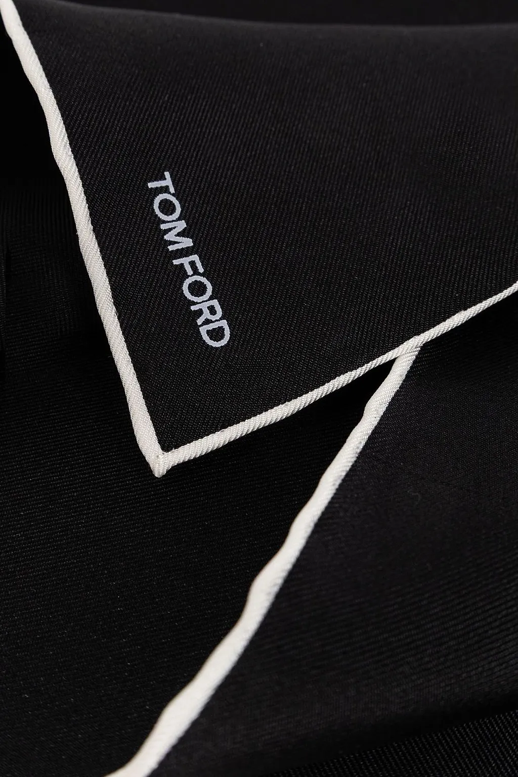 Tom Ford Satin Pocket Square Scarf