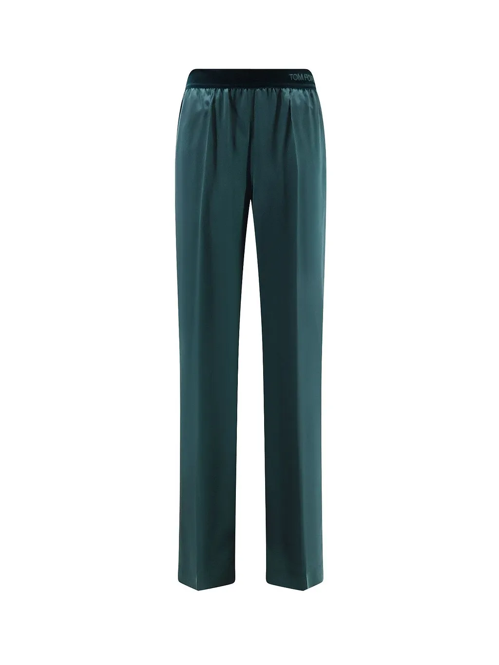 Tom Ford Stretch Satin Wide-Leg Pants