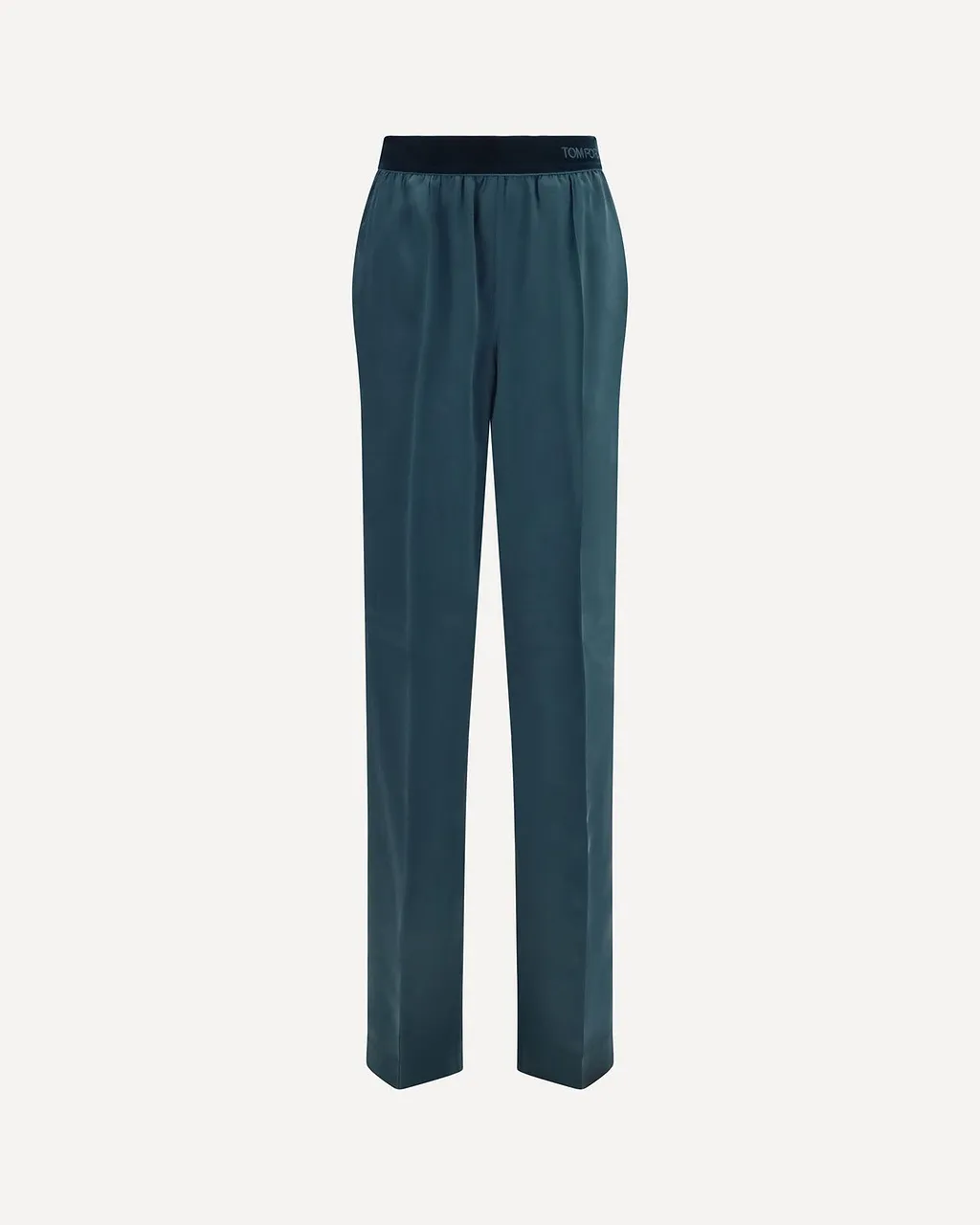 Tom Ford Stretch Satin Wide-Leg Pants