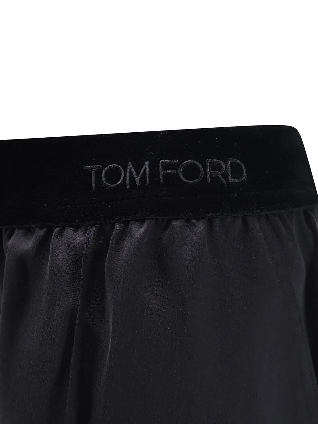 Tom Ford Stretch Satin Wide-Leg Pants