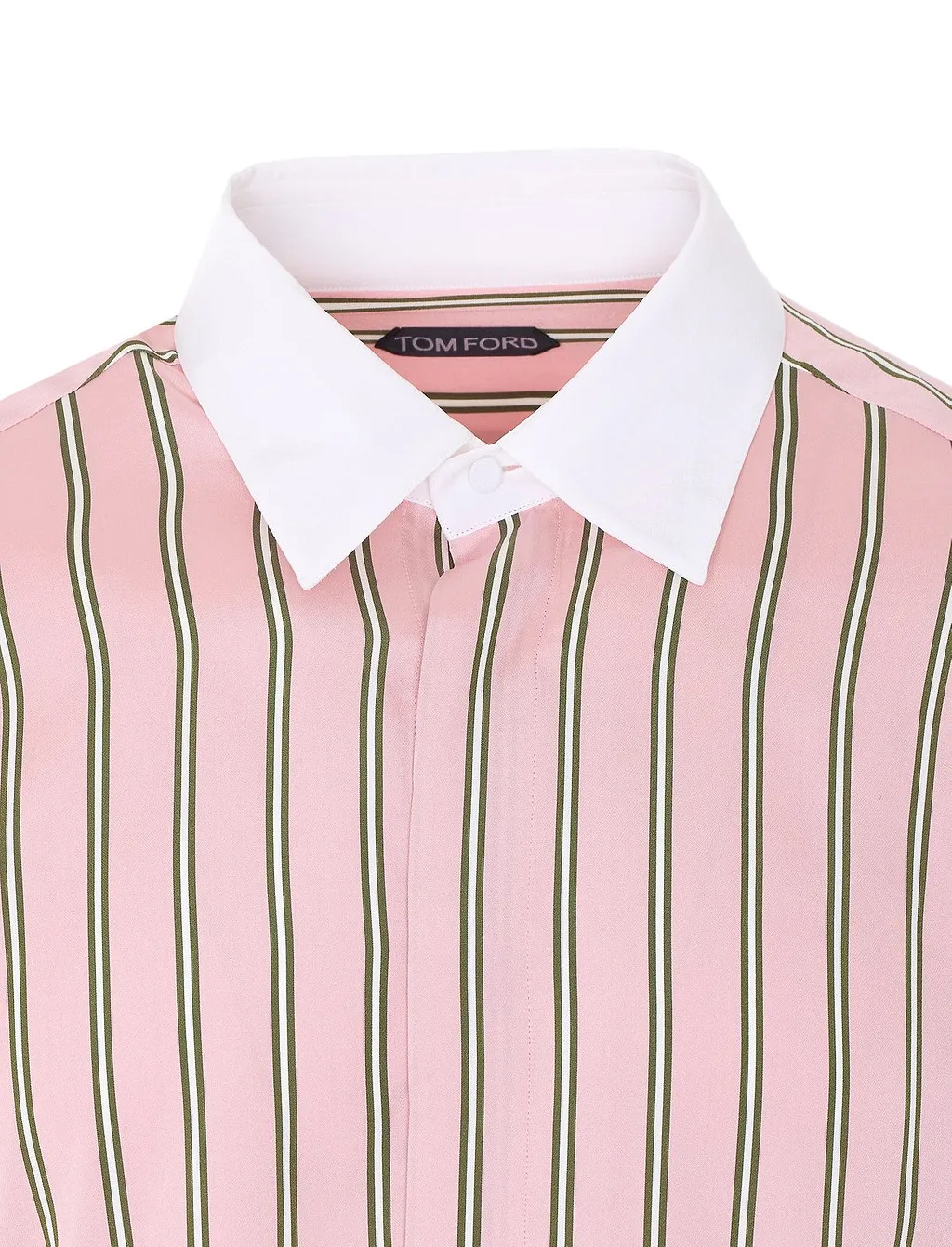 Tom Ford Long Sleeved Striped Shirt