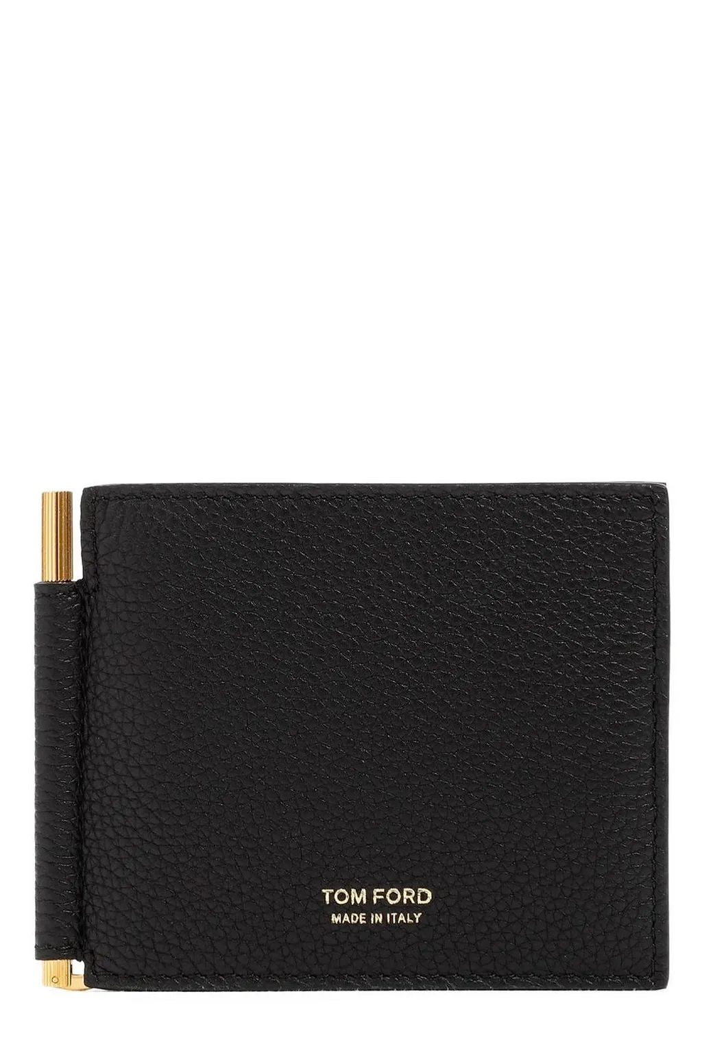 Tom Ford Logo Stamp Money Clip Wallet