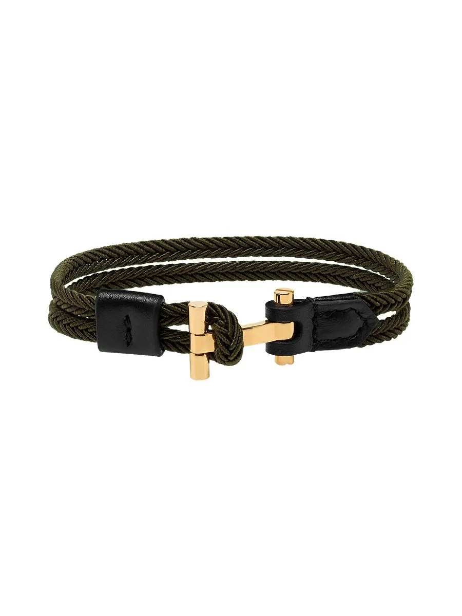 Tom Ford T Logo Plaque Bracelet