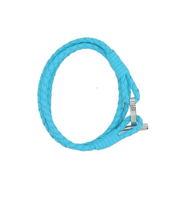 Tom Ford T Plaque Braided Bracelet