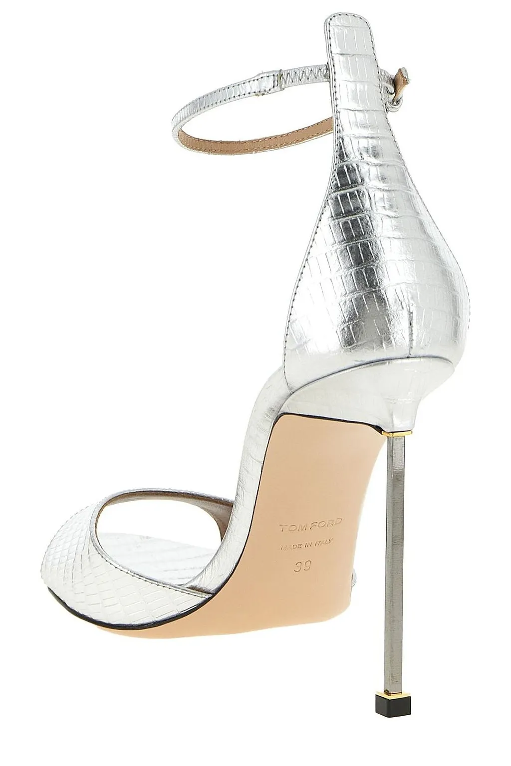 Tom Ford Tejus Ankle-Strap Heeled Sandals