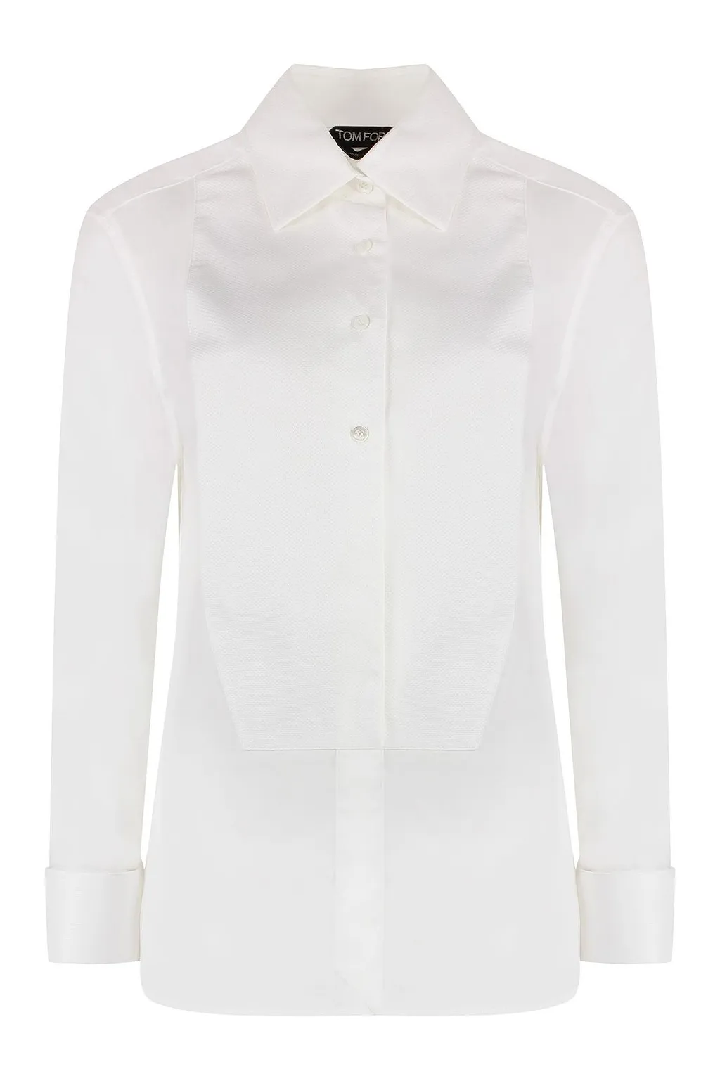 Tom Ford Tuxedo Bib Cotton Shirt