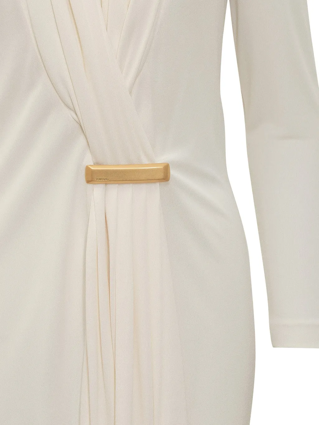 Tom Ford V-Neck Draped Mini Dress