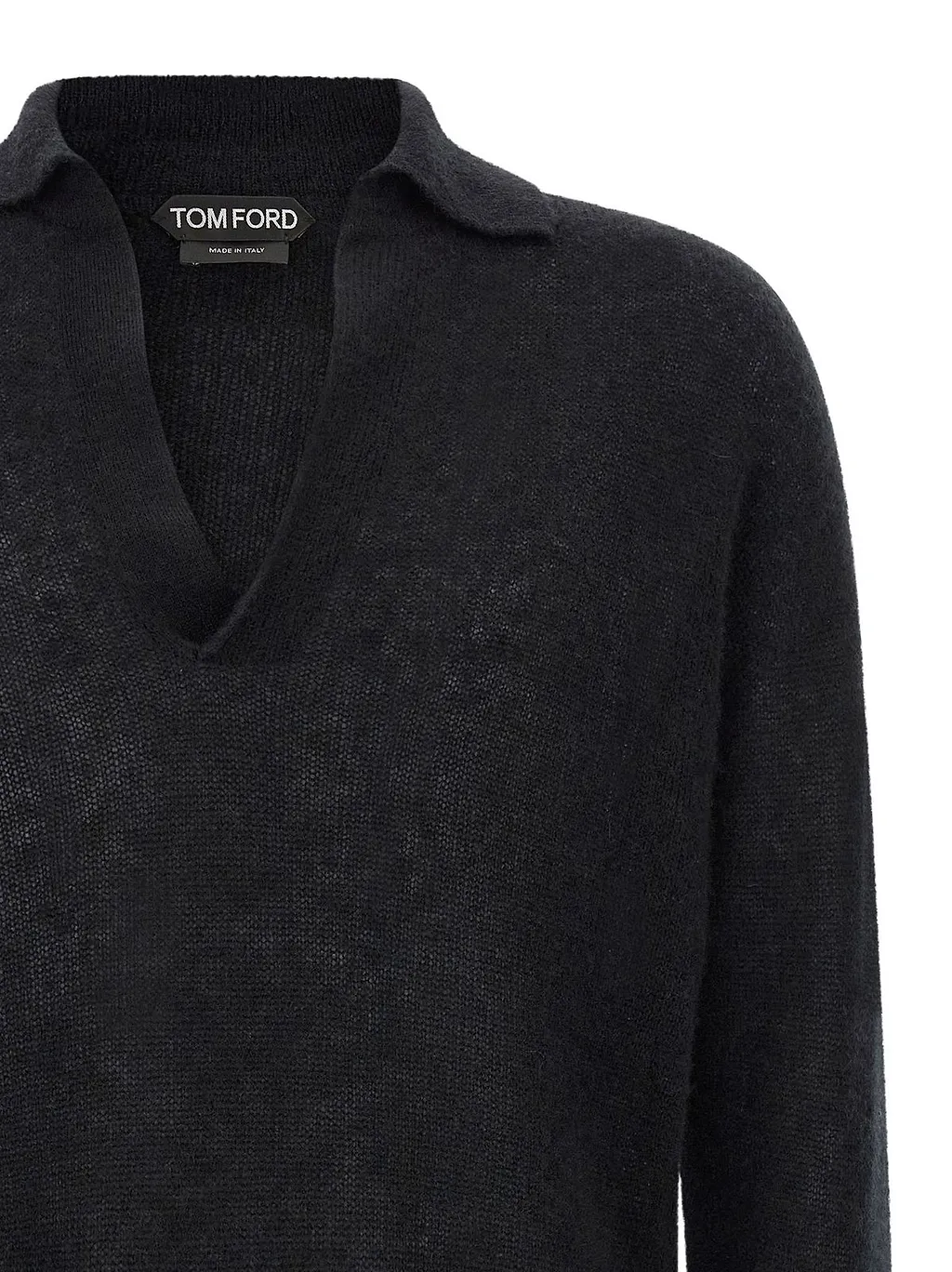 Tom Ford	V-Neck Knitted Polo Top