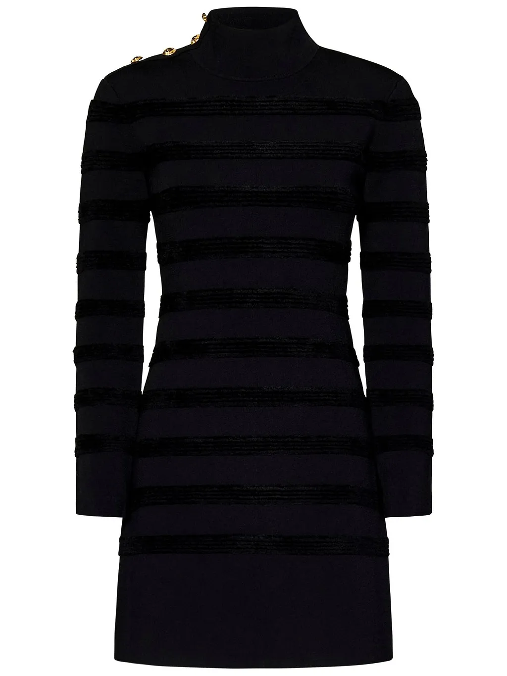 Tom Ford Velvet Stripe Knit Mini Dress