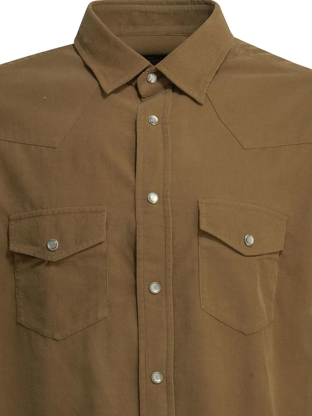 Tom Ford Long-Sleeved Corduroy Shirt