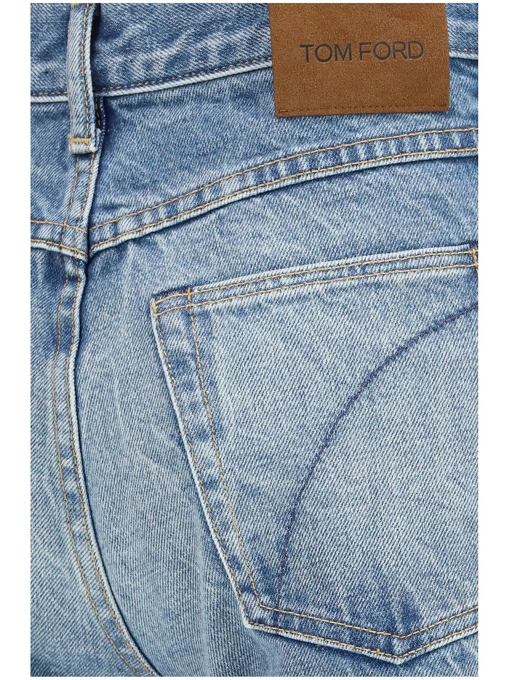 Tom Ford Washed Slim Bootcut Jeans