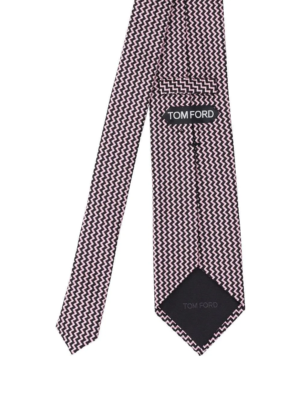 Tom Ford Zigzag Pointed-Tip Tie