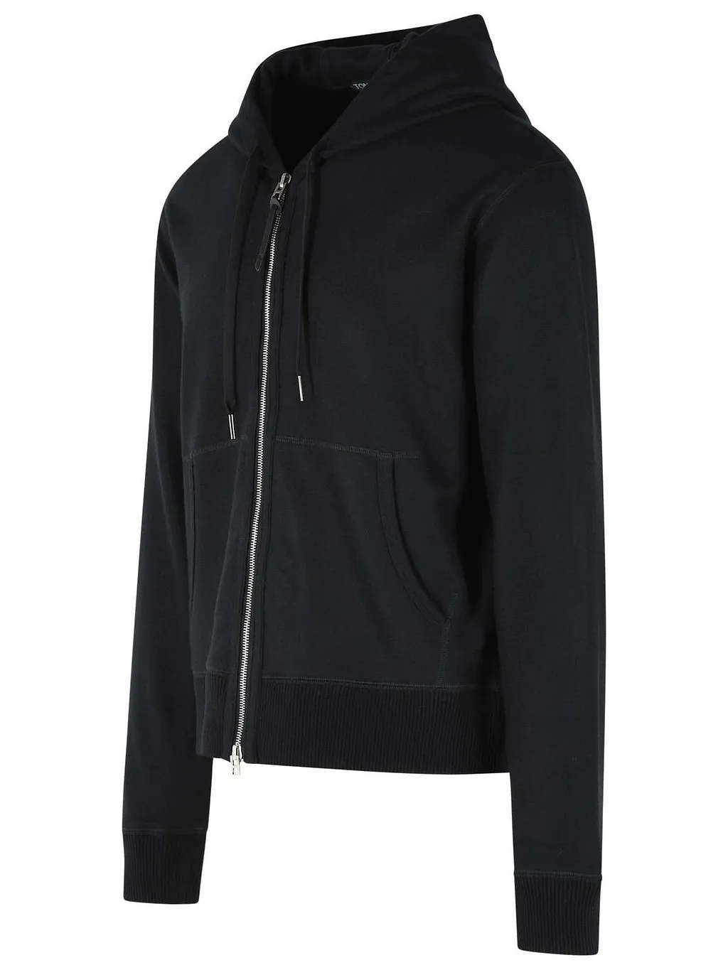 Tom Ford Zip-Up Knitted Drawstring Hoodie