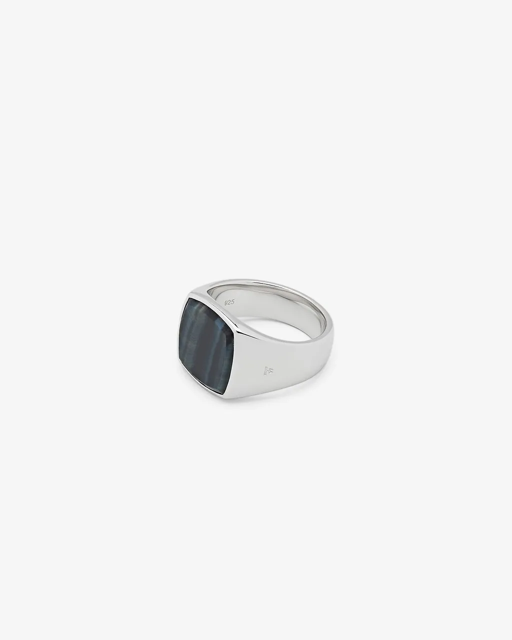 Tom Wood Cushion Hawk Eye Signet Ring