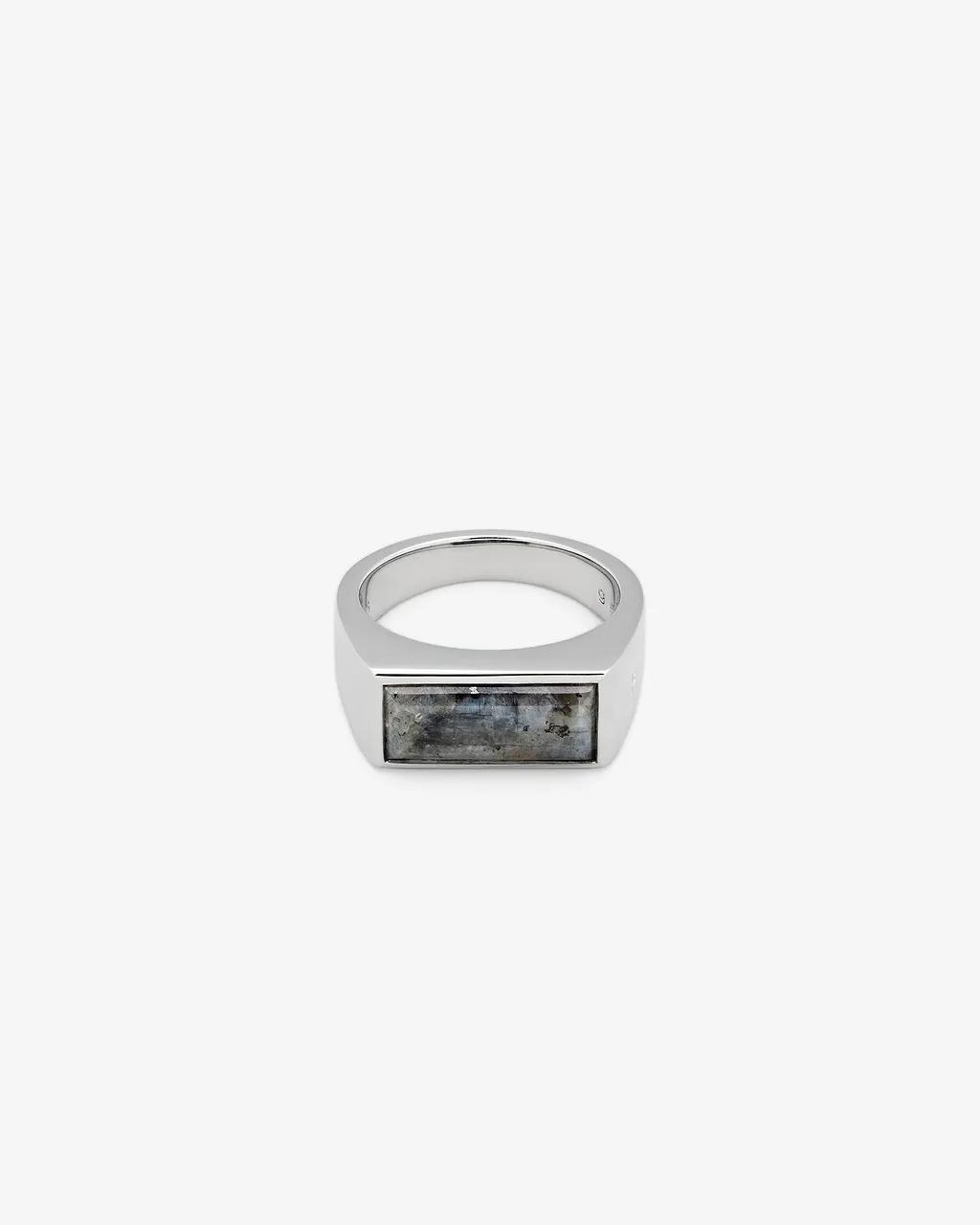 Tom Wood Peaky Larvikite Signet Ring