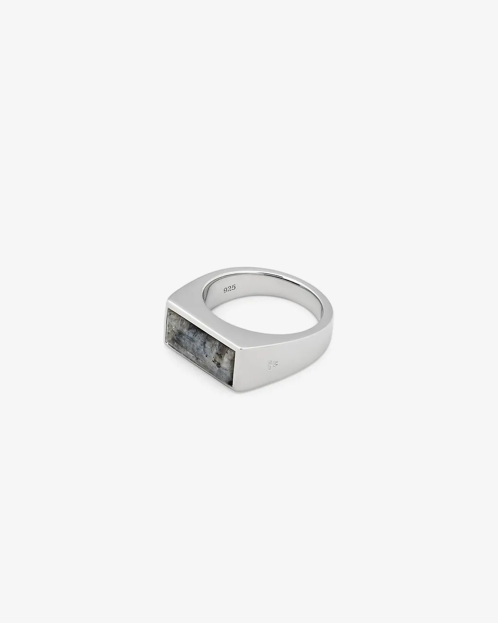 Tom Wood Peaky Larvikite Signet Ring