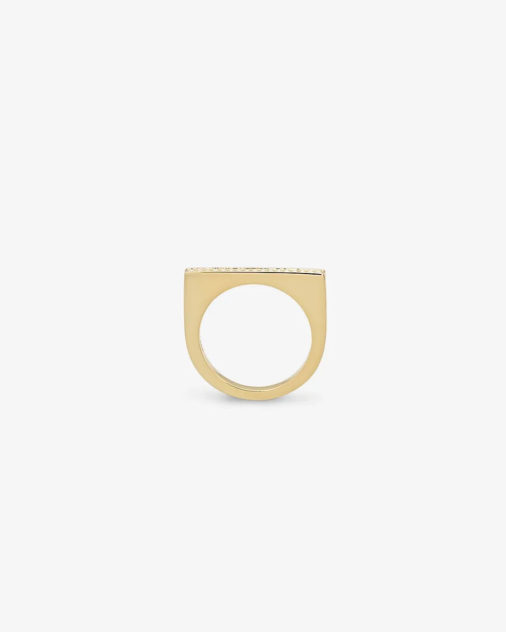 Tom Wood Sleek Top Diamonds Ring