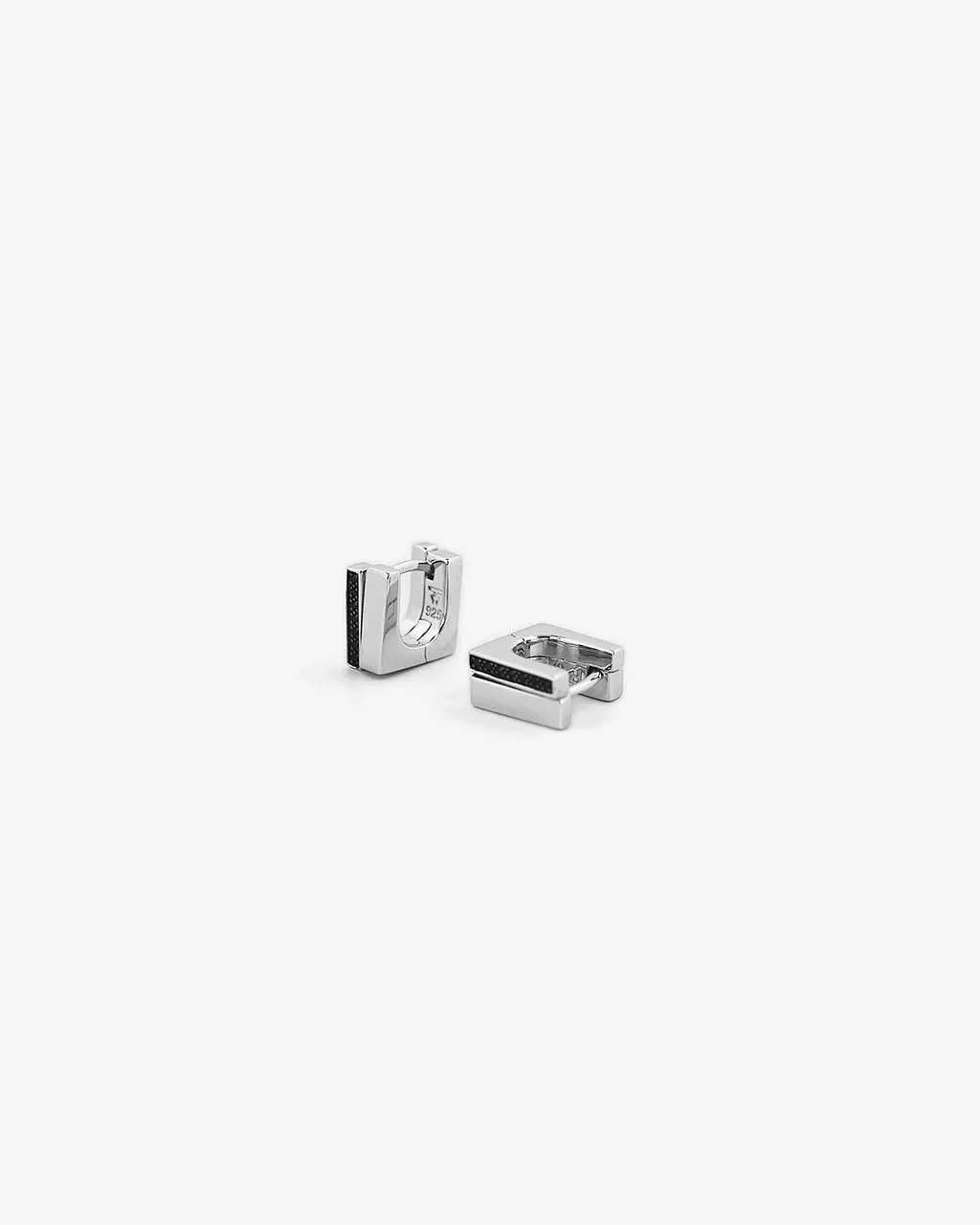Tom Wood Step Huggies Earrings