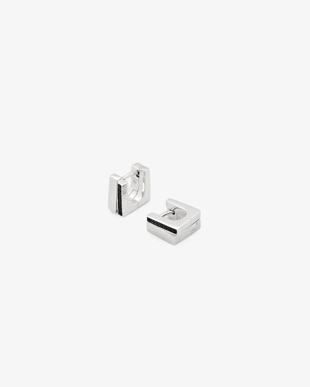 Tom Wood Step Huggies Earrings