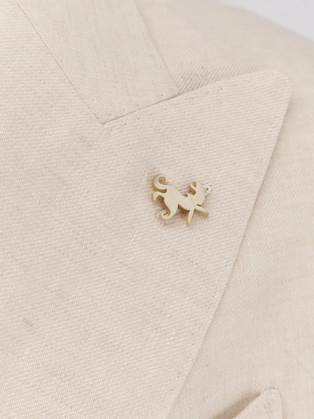 Tombolini Double-Breasted Peak-Lapel Blazer