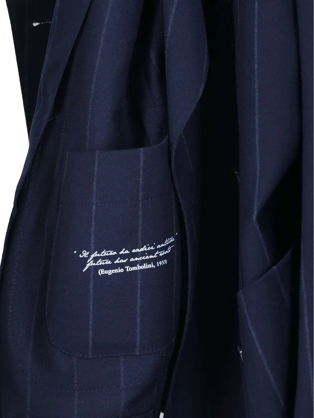 Tombolini Double-Breasted Pinstripe Suit