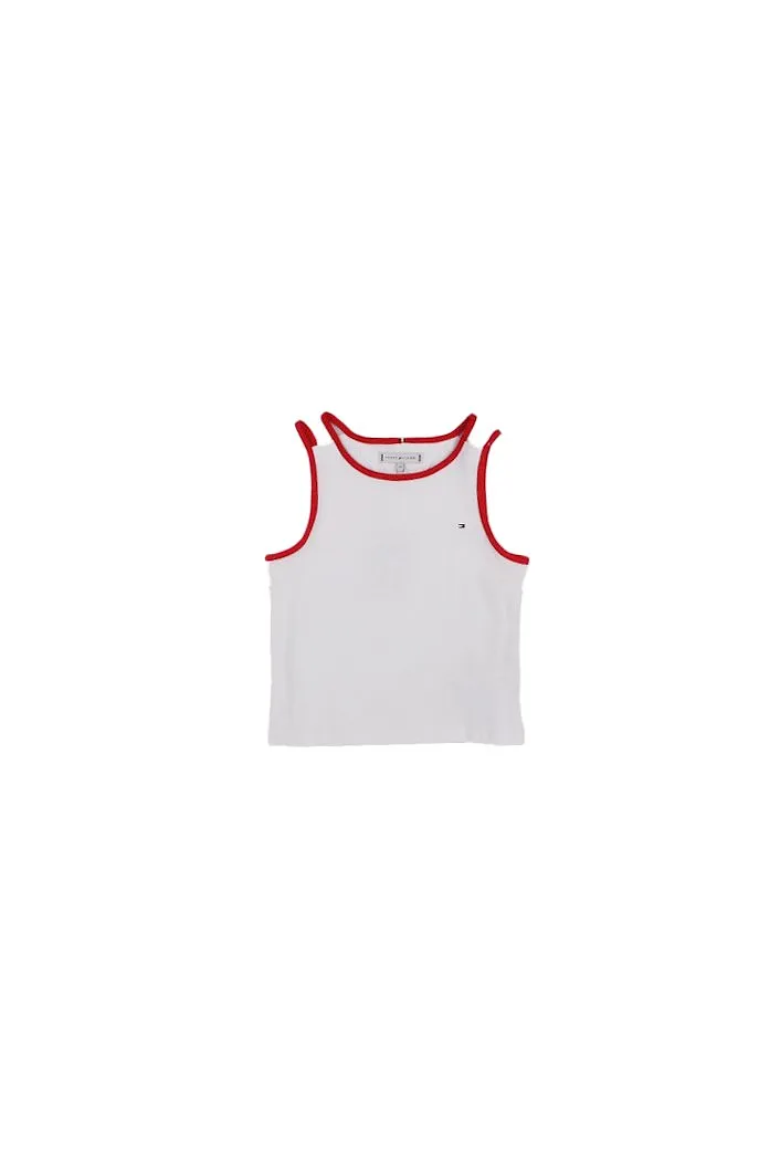 Tommy Hilfiger Junior Logo Detailed T-Shirt