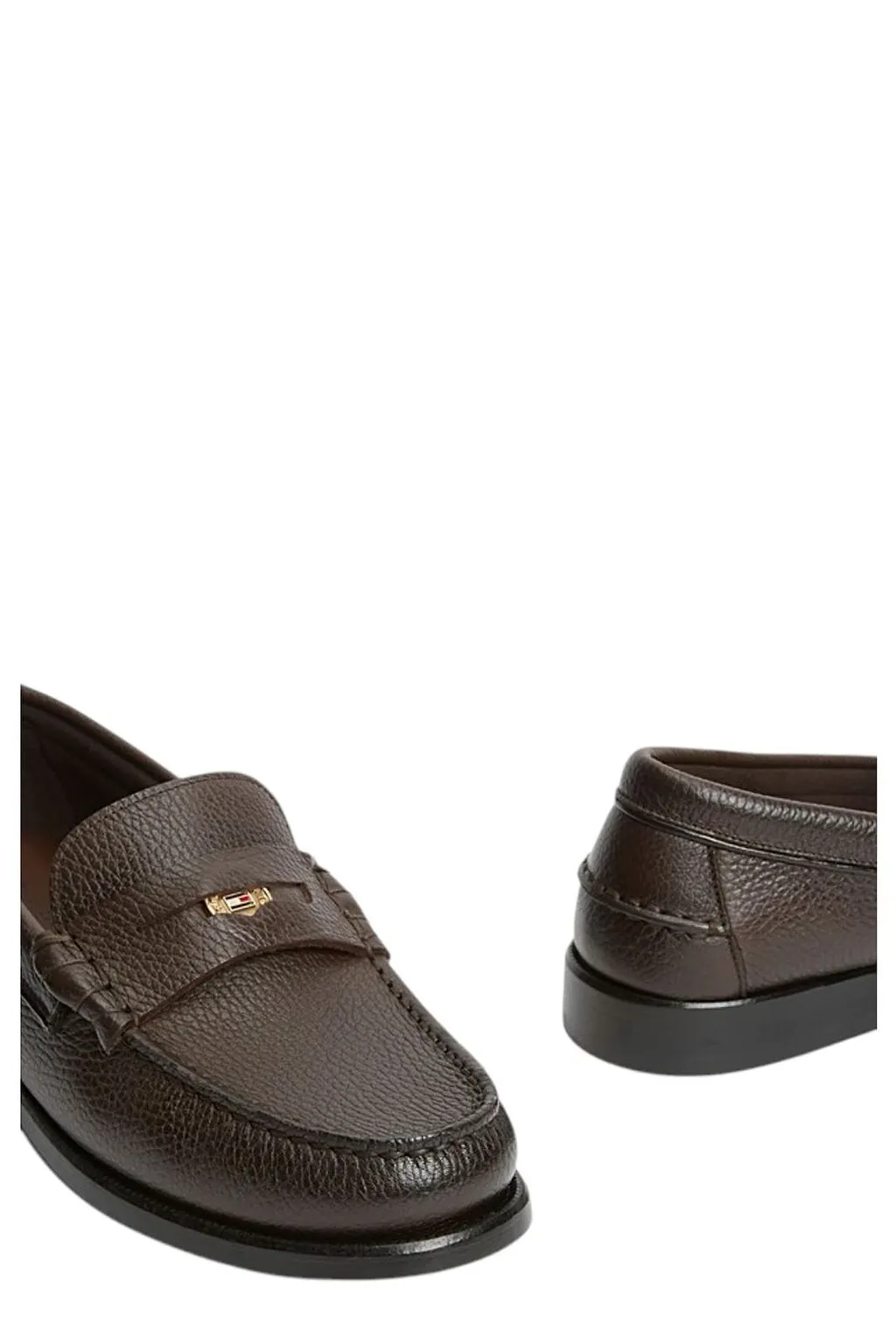 Tommy Hilfiger Textured Penny Loafers